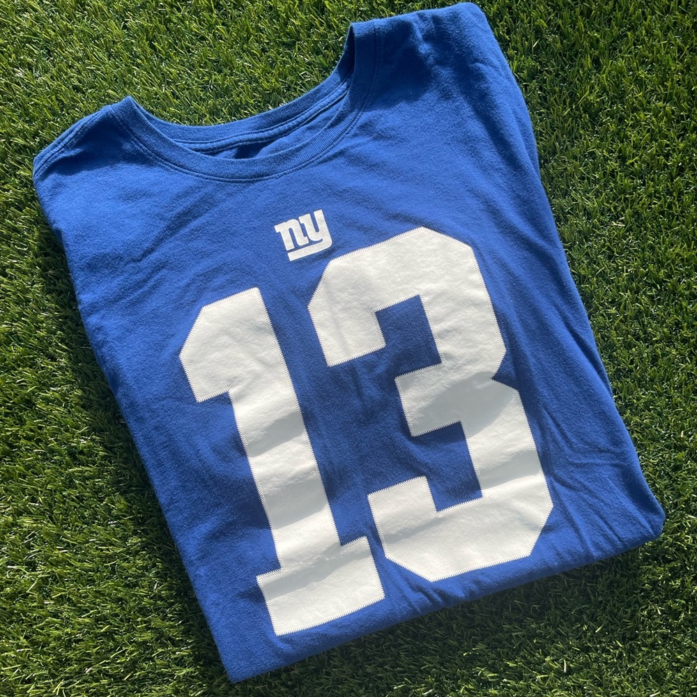 Y2K New York Giants Odell NFL T-shirt